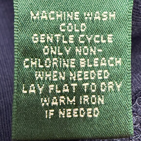 EUC Women's LAUREN RALPH LAUREN Rib Knit‎ Pullover Sweater Navy | Size L - Picture 8 of 8